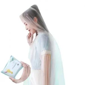 일회용투명우비 여행 놀이공원 초경량 비닐 비옷