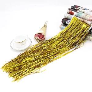 은박 커튼 파티 수술 골드/커텐/세트/풍선/금박/기념일/로즈골드/무대장식/반짝이/블루/생일