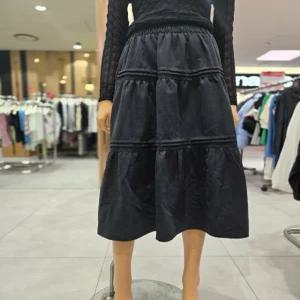 [에고이스트] 핀턱 롱 스웨이드 스커트  ER3OSK-53