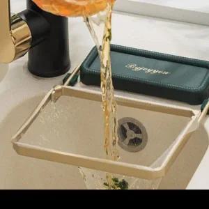 싱크대 TLFU1643 홀더 음식물쓰레기 거름망 거치대+거름망50매 배수구 개수대 물