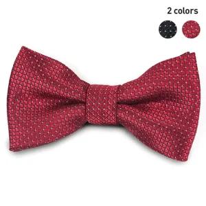 반짝 도트 패턴 보타이_블랙 레드/남성/보타이/패션/고급/나비/성인/보우타이/디자인/컬러/화려한/넥타이
