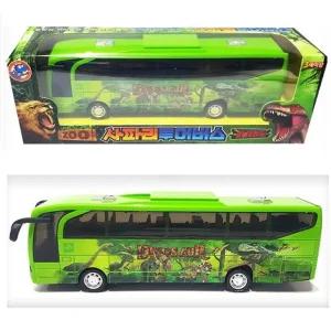 sg 공룡 사파리 투어버스 그린 미니카 자동차 후릭션