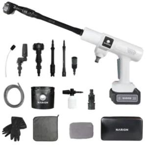 나리온 고압 세척기 가정용 휴대용 무선 세차기 분사