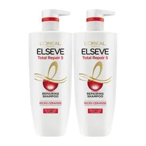 로레알파리 토탈리페어5 샴푸 620ml 2개