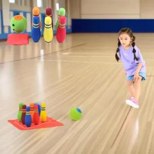 키더스 소프트 볼링놀이 유아체육 말랑 볼링공 볼링핀 스포츠 게임 전신운동 장난감 세트