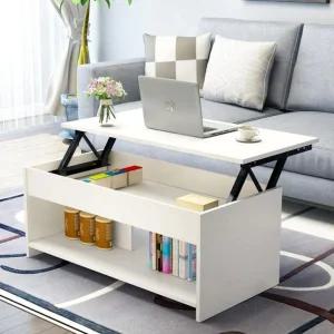 접이식 리프팅 테이블 공간 활용 이동식 리프트 업 거실 다기능 확장형