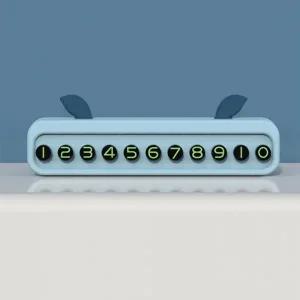 고급 토끼 차번호판 자동차 전화번호 알림판 스카이