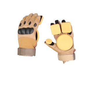 스케이트보드 장갑 손 보호 불꽃 슬라이드 손바닥 글러브 다운힐