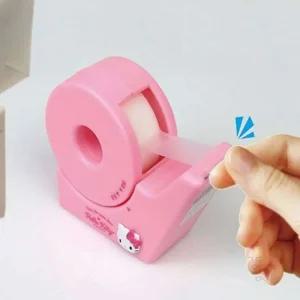 랄잇 헬로키티 테이프 커터기 편리한테잎커터 컷팅기 어린이테이프디스펜서