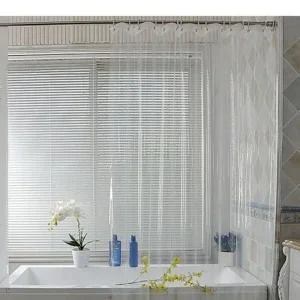 호텔 투명 샤워커튼 클린바쓰 목욕 화장실 욕실 욕조 샤워커튼 화장실커튼