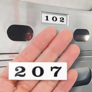 [아우트]우편함 호실판 우편함스티커 번호판 숫자판