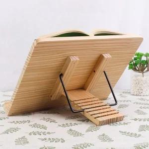 [아우트]원목 북스탠드 독서대 높이조절 받침대