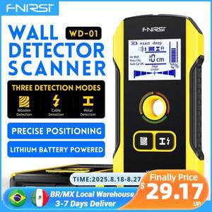 FNIRSI WD-01 WD-02 금속 탐지기 벽 스캐너, AC 라이브 케이블 전선 목재 스터드 찾기용 새롭게 설계된 위