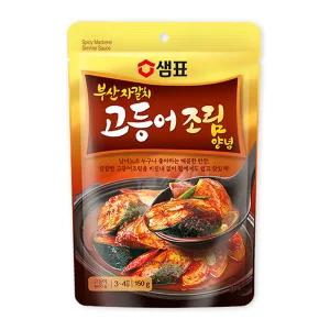 샘표 부산자갈치 고등어조림 양념 150g  x 4개