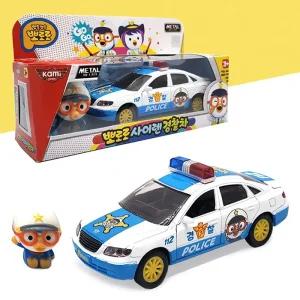뽀로로 사이렌 경찰차 미니카 피규어 포함 아기 자동차 장난감