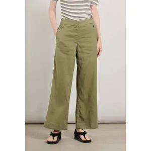 [BCBG](의정부점)올앤선드리 A 린넨블랜드 버튼 PT (A5M3G371)