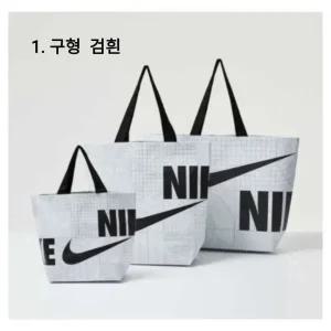 M 나이키 리유저블 쇼핑백 중형 수영가방 헬스 장바구니 타포린 