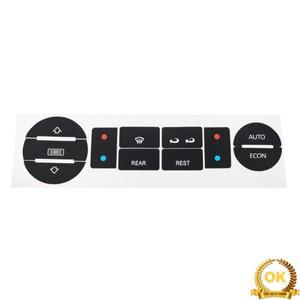 자동차 버튼 수리 데칼 스티커 T5 클리마 손상된 손잡이 스위치 고급 비닐 액세서리