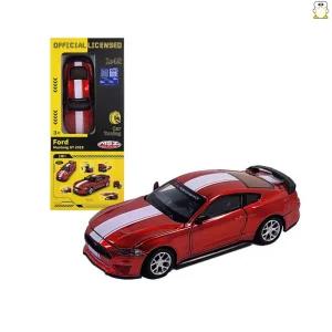 1:42 DIY 포드 머스탱 GT 다이캐스트 미니카 자동차 모형 장난감