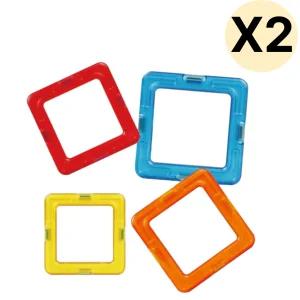 맥포머스 자석블록 장난감 교구 선물 사각형 6p X 2p