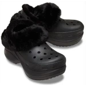 [크록스](김해점)베이 라인드 클로그 211753-001