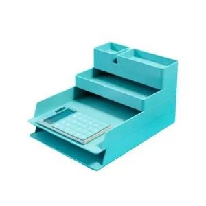 누사인 데스크 오거나이저 5종 6개세트 NS001BL 블루 오거나이저 데스크정리 책정리 칸막이