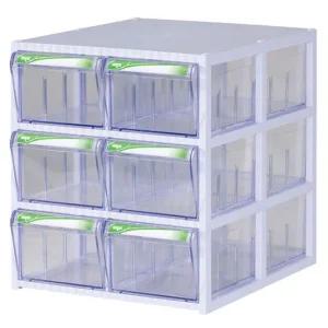 투명 서랍식 3단 책상정리함 수납함 칸막이 세트 공간활용 다용도수납함 다용도정리함