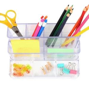 데스크정리함 투명 다용도 데스크 오거나이저 정리함 다용도정리함 아크릴정리함 화장품정리대