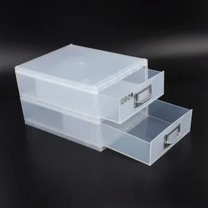 데스크정리함 시스맥스 네오 아이박스 중형 2단 멀티박스 다용도정리함 아크릴정리함