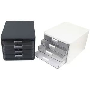 데스크정리함 리템 클리어 멀티 캐비넷 4단 서류받침대 파일캐비넷 책상수납함 서류정리함