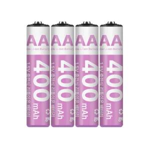 USB C 충전식 건전지 C타입 / AAA 충전지 4개 충전 케이블 세트 WISEUB53C