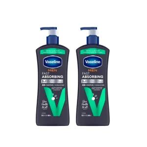 바세린 남성용 바디로션 핸드로션 건성용 수분 공급 600ml 1+1