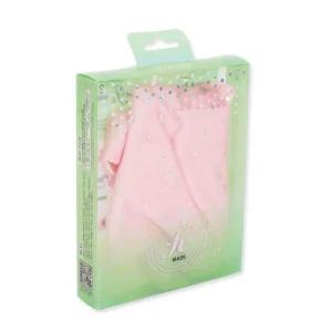 투딘골프 골프 마스크 얼굴 가리개 라운딩 반짝이핑크