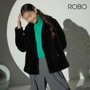 [최초기획가 799000원/ROBO] 로보 리버시블 더블 버튼 무스탕