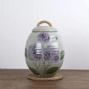 [골드스마일]쌀뒤주 손잡이 옹기 살통 황토쌀독 쌀단지 10kg 쌀보관통