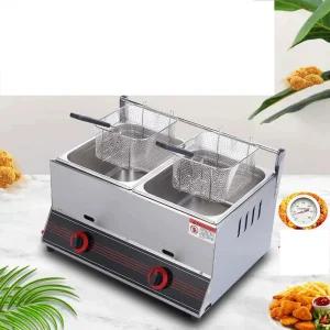 튀김 냄비 업소용 핫도그 돈가스 미니 가정용 튀김기 튀김기- A타입 2구
