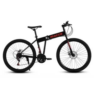 산악자전거 로드 경주용 학생 엠티비 접이식 자전거 노란색 스포크 휠 하이-하이 21단 24인치