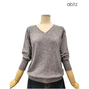 [롯데백화점]abfz V넥 긴팔 니트 APZ4HW511K