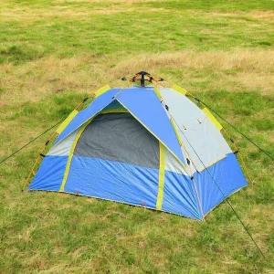 [콩심팥심]게더릭 2~3인용 캠핑 오토 간편텐트 (블루) b