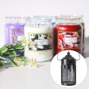 라움데코 페탈리캔들+시애틀원형 빛조절캔들워머 세트