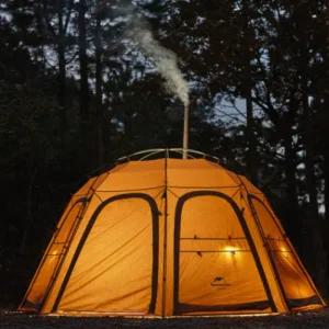 코베아 NH 캠핑 돔 텐트 MG 파이어 코튼 다크브라운