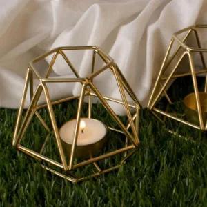 [콩심팥심]티라이트 홀더 엔틱 스타일 캠핑용 자연 친화적 트레이