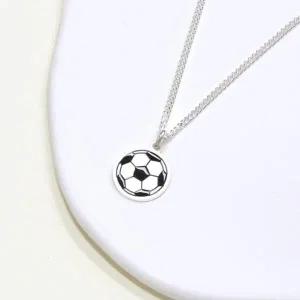 /디유아모르 실버925 축구공 아동 미아방지 목걸이
