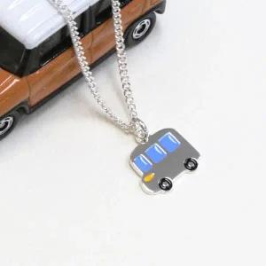 /디유아모르 실버925 미니 버스 아동 미아방지 목걸이