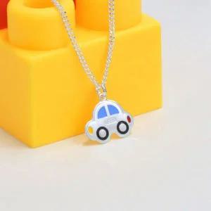 /디유아모르 실버925 붕붕 자동차 아동 미아방지 목걸이
