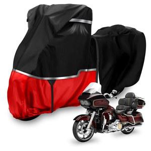 420D 방수 모터사이클 커버, 사이드 탑 박스 포함 투어링 모델 할리 데이비슨 로드 글라이드 리미티드/울트라 리미티드와 호환되어 눈비 방진 전천후 보호 기능 제공