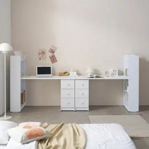 2인 더블 책상 풀세트3000 구성 형재자매 부부 책상 BJT255R(착불)