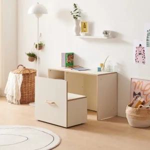 아이방E0 공간활용 책상의자세트 교구장 BJT352R(착불)