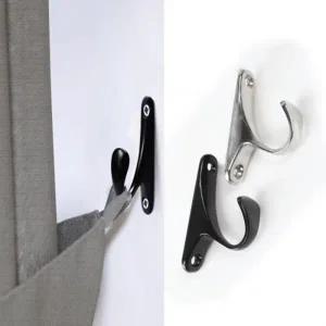 커튼고정고리 4P 벽부착 커텐걸이 커텐고리 후크