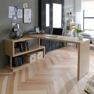 파로마 네오 드로인 대형 2단 책장 1600 책상 세트 NES1686